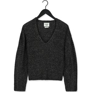 Another Label Stoyende Knitted Pull L/s Truien & vesten Dames - Sweater - Hoodie - Vest- Zwart - Maat XS