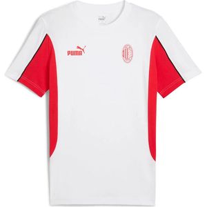PUMA - AC Milan ftblARCHIVE T-shirt - Rood/Wit - Gerecycled Katoen