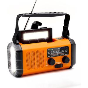 Noodradio - Transistor Radio - Batterijgevoede AM/FM Radio - Compact en Draagbaar