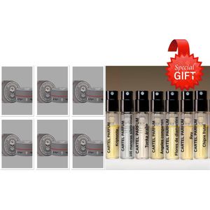 Bandido Haar Wax Nr 6. 6 Stuuk 150ml + 7 Tester CARTEL Parfum