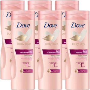 Dove Bodylotion – Care & Glow - 6x400 ml - Voordeelverpakking