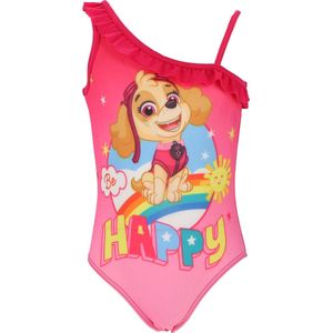 Meisjes Badpak - Paw Patrol - Donker roze - Maat 98/104