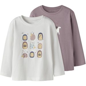 NAME IT - NMFVEEN 2P LS NREG TOP - Lange Mouwen Shirts - 2-Pack