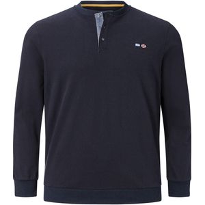 Jan Vanderstorm - VILJAR - Sweatshirt - Donkerblauw - Grote Maten