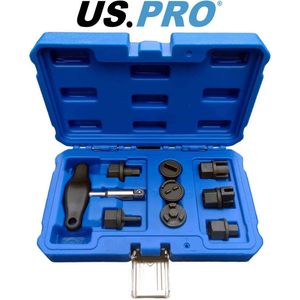 Carterplug / Olie-aftapplug doppenset 9-delig voor kunststof aftapschroeven van Audi - BMW - Citroen - DAF - Ford - MAN - Mercedes - Peugeot - Porsche - Seat - Skoda en Volkswagen