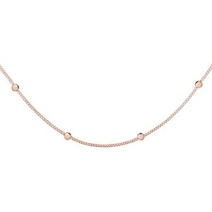 Rose goudkleurig Ketting Dames - Rose goudkleurig Collier Dames - Rose Goudkleur Chocker - Choker ketting Dames Echte Zilver - Verguld Echte Zilver 925 - Amona Jewelry
