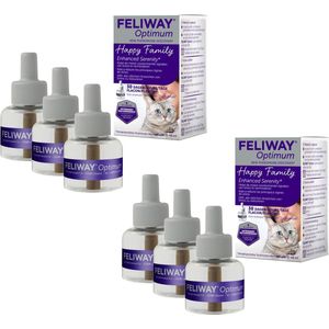 Feliway Optimum Navulling 3-Pack - Anti stressmiddel - 2 x 48 ml