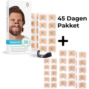 Ruby Essentials - Magnetische Neusstrips - Anti Snurk Neusspreider - 45 Dagen Applicatortabs