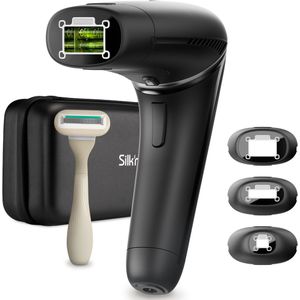 Silk'n - IPL Ontharingsapparaat - Zwart - 3 Opzetstukken - Roterende Kop