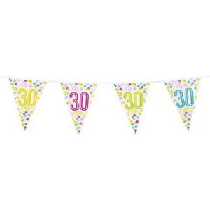 Boland 30 Vlaggenlijn - Multicolor - Party - Feest - Verjaardag - Slinger - 6 Meter