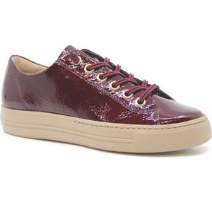Paul Green - Casual Sneakers - Rood - Leer