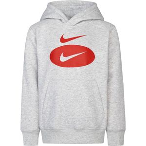 Nike Kids Swoosh Pullover Sweatshirt Grijs 6-7 Years