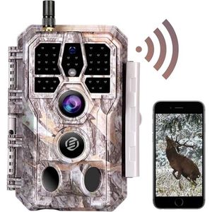 Equivera Wildcamera met Nachtzicht - Wildcamera - Wildcamera voor Buiten - Jachtcamera - Bewegingssensor - Nachtzicht