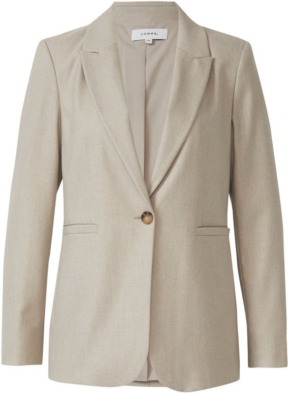 comma - Indoor-Blazer - Flanel - Halflang - Vrouwelijk Silhouet
