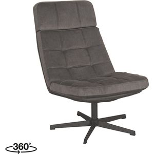 LABEL51 Alvar Fauteuil - Grijs - Cosmo - Excl. Hocker - -