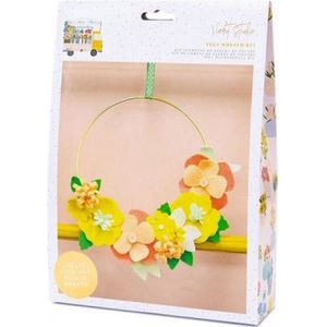 Violet Studio - Rainbow Blooms - Make Your Own Floral Wreath Kit