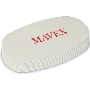 Mavex vervangingspads voor voetvijl fijne korrel 10 stuks