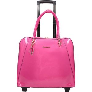 Olivia Lauren Laptoptrolley Dames / Businesstrolley - 17 inch - Kunstleer - Candy - Roze