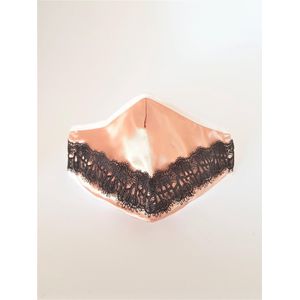 Modieuze mondkapje - mondmasker - comfortabel - wasbaar met verstelbaar koord- verpakt met gebruiksaanwijzing