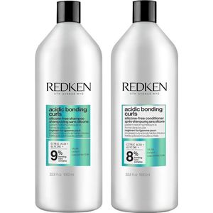 Redken Acidic Bonding Curls Combinatie Shampoo en Conditioner 1000ml - extra voordelig