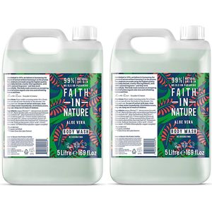 Faith in Nature Douchegel Aloe Vera 2x 5L