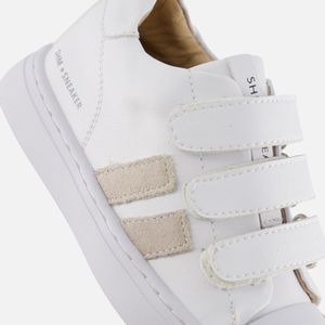 Klittenbandschoenen | Meisjes, jongens | WHITE | Leer | Shoesme | Maat 22