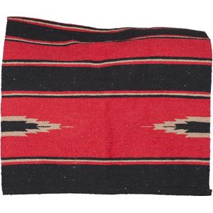 Pagony Miami Westernpad - Maat: Full - Rood - Wol