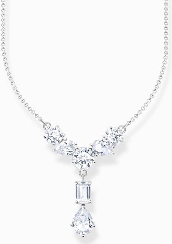 Thomas Sabo - KE2195-051-14 - Halsketting - Wit - 925er Zilver - 40-45cm