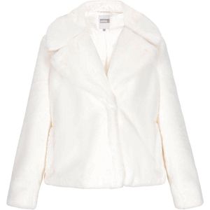 usha - Tussenjas - Zacht Faux Fur - Relaxed Fit - Met Kraag en Drukknopen