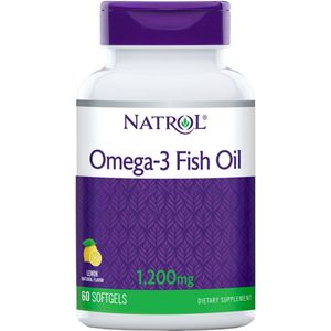 Omega-3 Fish Oil Lemon 1.200 mg (60 softgels)