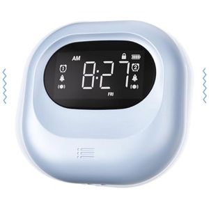 Digitale Wekker Met Type C Oplaadpoort - Geluidse Alarm Klok Voor Slaapkamer, Bureau, Reis