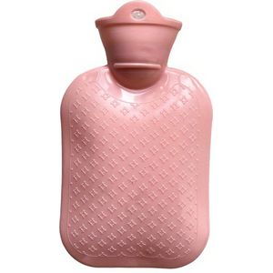 Livano Warmwaterzak - Warmtekussen - Warmwaterkruik - Warmtekruik - Knuffel - Kruik - Bag - Met Hoes - Roze - 1000ML