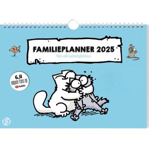 Equivera Famillieplanner 2025 - Familyplanner 2025 - Gezinsplanner - Kalender - Weekplanner - Weekoverzicht - tot 18 Maanden