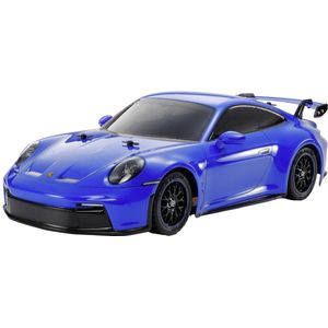 1:10 Tamiya 47496 RC Porsche 911 GT3 (992) Blue TT-02 RC Plastic Modelbouwpakket