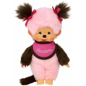 Monchhichi Bicolor meisje roze - 20 cm