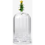 Sissy-Boy - Glazen waxinelichthouder met kerstboom