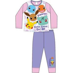 Pokemon - Pyjama - Maat 110/116 - Katoen - Pikachu - Meisjespyjama