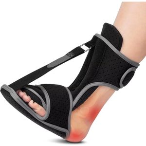 Luxe Hielspoor Nachtspalk - Zwart - Hielspoor Brace - Ademend - Extra Ondersteuning