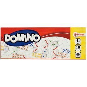 Toi-Toys Domino Spel - 15 Minuten Speeltijd - 2 Tot 4 Spelers - 13 X 5 X 2 cm