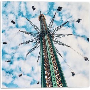 Forex - Zweefmolen in de Hoogte - 50x50cm Foto op Forex