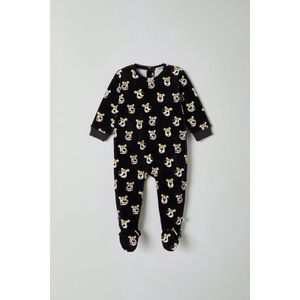 Woody - Romper bruin velours IJsbeer - maat 50