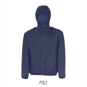 SOL'S Unisex Windbreaker Shore L946 - Navy/Royal Blue 241 - L