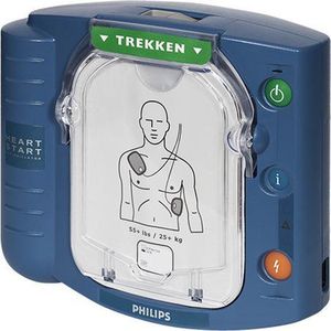 Philips HeartStart AED HS-1 M5066A met Philips rode draagtas