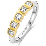 TI SENTO Ring 12327ZY - Zilveren dames ring - Maat 56