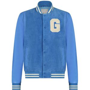 Goosecraft Gc Melrose Bomber Jassen Heren - Zomerjas - Blauw - Maat M