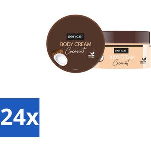 Sence Bodycrème Coconut 200 ml - Voordeelverpakking - 24 stuks
