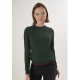 Felix Hardy - Ronde Hals Trui - Groen - %100 Katoen - Dames