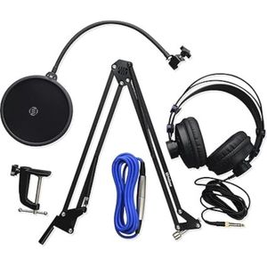 Equivera podcast starterset - podcast - podcast set - podcast studio - podcast microfoonset