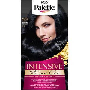 Schwarzkopf Poly Palette - Haarverf - 909 - Blauwzwart - 115ml x 4