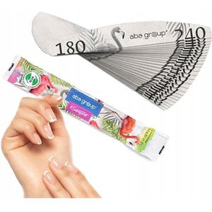 Aba Group Nagelvijlen Set 100+25 Stuks - Bootvorm 180/240